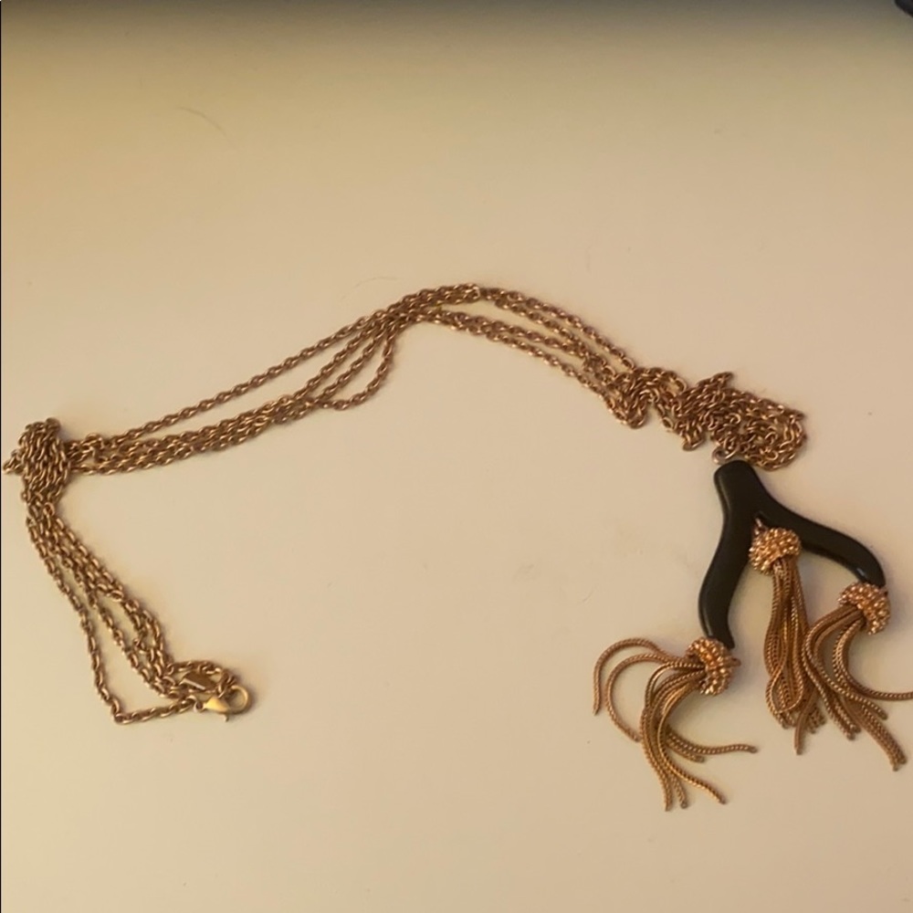 Giles and Brother tassel necklace